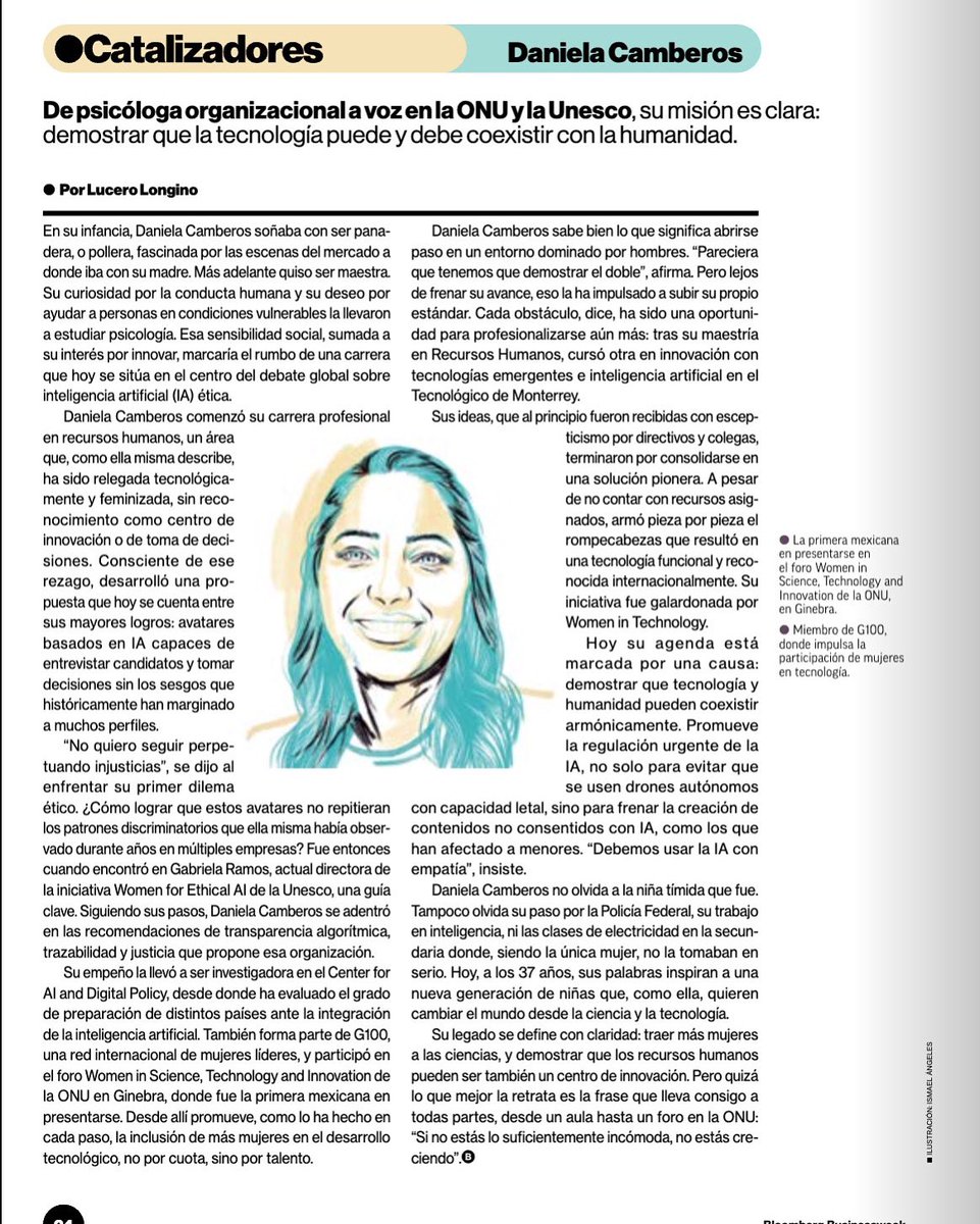 ROMPER MOLDES ABRE PUERTAS ✨

Cuando me dijeron "organiza más eventos" como feedback para RH, decidí transformarlo en un centro de innovación y tecnología.

Resultado: representar a 🇲🇽 en el Foro de Ciencia y Tech de la ONU.
No necesitas reinventar la rueda, solo dejar de