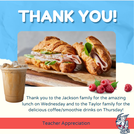 The College View Staff has appreciated all of the extra attention this week!
Thank you!