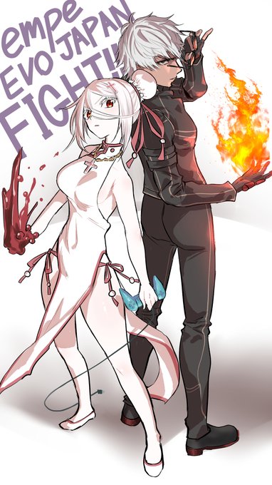 @empe0317 
エンペさんEVO JAPAN頑張ってください!
誕生日絵、タイミング的に応援イラストにしました!がんばれー!!! 