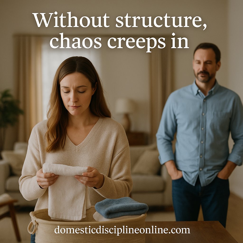 SirDomesticD's tweet photo. Without structure, chaos creeps in. Domestic Discipline brings peace through consistency.

#DomesticDiscipline #MarriageStructure #HOHLeadership #SubmissiveWife #PeaceAtHome #MarriageRoles #traditionalwife https://t.co/aDj4YMDdmP
