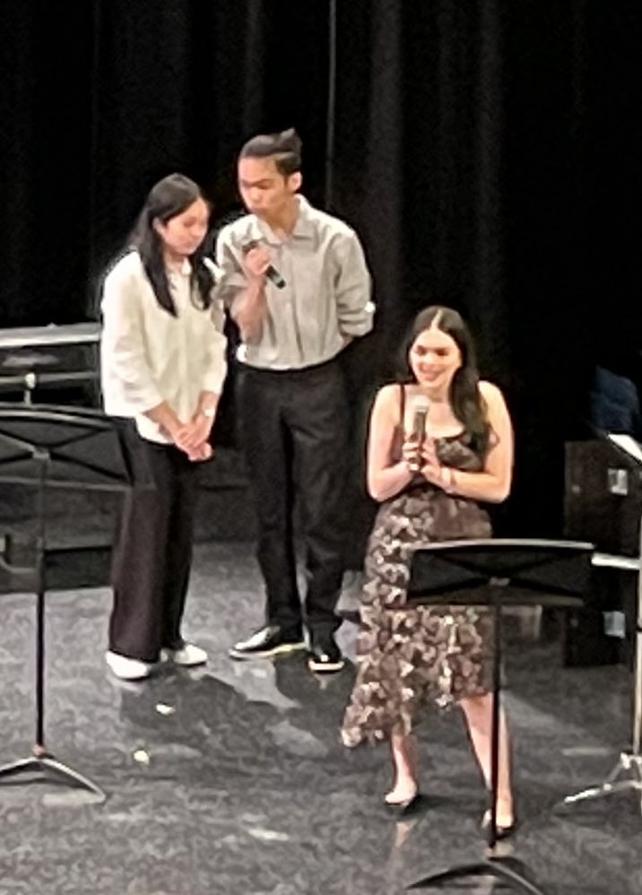 Sadie Saur joined the Jazz Band to sing two selections.