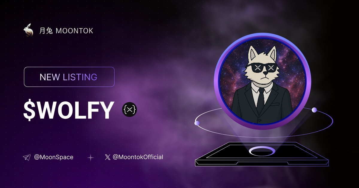⚡ 月兔雷霆 - Moontok Xpress

WOLFY ( $WOLFY )
moontok.io/coins/wolfy

rG7eEC1mF9Rmgxvq77K8LqK2ah46sL9ejN

#altcoin #memecoins <a href="/WOLFYXRP/">WOLFY XRP</a> <a href="/moontokofficial/">Moontok 月兔 🐇</a>