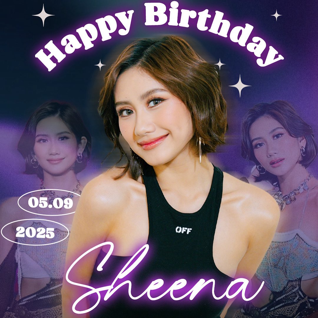 BLOOM PHILIPPINES (@teambloomph) on Twitter photo Happy Birthday, Our Bunso @bini_Sheena! Wishing you a day filled with love, laughter, and everything that makes you smile. May this year bring you new adventures, great memories, and endless happiness. Thank you for being our ball of sunshine! We love you, Bebe Sheena! 💜
HAPPY Happy Birthday, Our Bunso @bini_Sheena! Wishing you a day filled with love, laughter, and everything that makes you smile. May this year bring you new adventures, great memories, and endless happiness. Thank you for being our ball of sunshine! We love you, Bebe Sheena! 💜
HAPPY