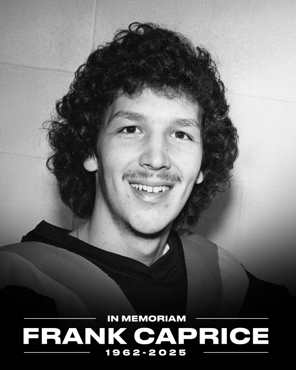 We are deeply saddened to learn of the passing of former Canucks goaltender Frank Caprice.

Frank proudly wore the Canucks jersey for six seasons, appearing in 102 career NHL games all with Vancouver. He was a beloved teammate, a valued member of our organization and he will be