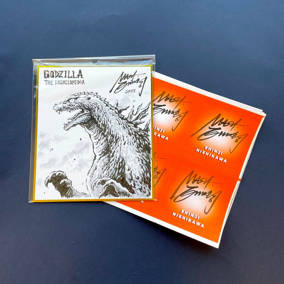 Graphic-sha Publishing International (@gsha_int) on Twitter photo The English editions of "Godzilla: The Encyclopedia" have been reprinted by TITAN BOOKS. Shinji Nishikawa <a href="/MASH_nishikawa/">西川伸司@MASHBOX</a> gave the publisher a wonderful illustration as well as the signed sheets for the copies which will be sold at the COMI-CON in the US. The English editions of "Godzilla: The Encyclopedia" have been reprinted by TITAN BOOKS. Shinji Nishikawa <a href="/MASH_nishikawa/">西川伸司@MASHBOX</a> gave the publisher a wonderful illustration as well as the signed sheets for the copies which will be sold at the COMI-CON in the US.