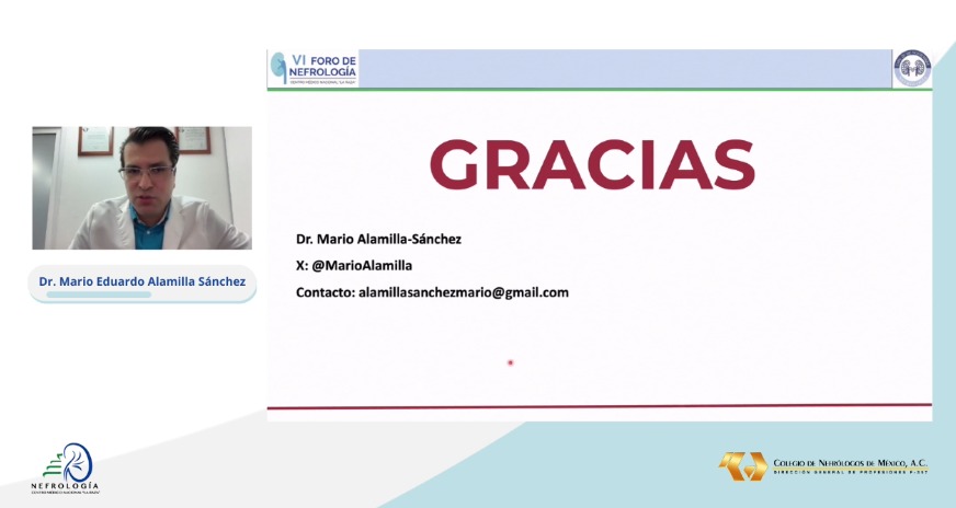 Agradecemos al Dr. Mario Eduardo Alamilla Sánchez, por la excelente presentación.   <a href="/MarioAlamilla/">Mario Alamilla-Sánchez</a> <a href="/glomerulovers/">Glomerulovers</a> <a href="/Nefrologia20Nov/">NefrologíaCMN20Nov</a>
#Nefrologia #6ForodeNefrologia #CMNLaRaza  #ColegiodeNefrología