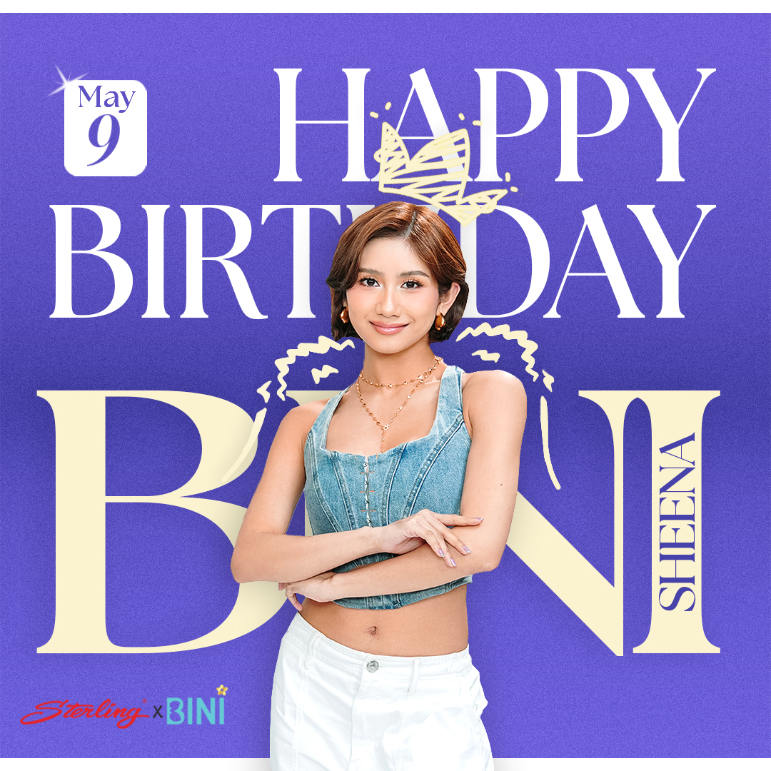 MALIGAYANG KAARAWAN, BINI SHEENA!!! CHEERS TO YOU ON YOUR BIRTHDAY! 

#SterlingxBINI #BINIxSterling #SterlingPaper #SterlingNotebooks #SterlingNotes
#PentelxBINI #BINIxPentel #PentelPens #PentelPH #PentelEnergel #OrionsNotebooks #AvantiNotebooks #BINI