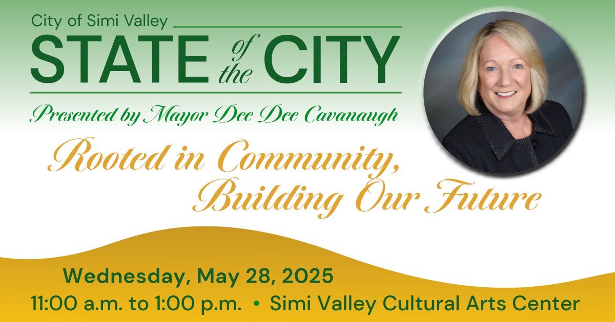 Register for the 2025 State of the City: Join Mayor Dee Dee Cavanaugh on May 28 a look at what’s ahead for our City. Space is limited, reserve your seat at svvac.org/state-of-the-c….  This Special Council Mtg, in compliance with the Brown Act, will be recorded for public access.
