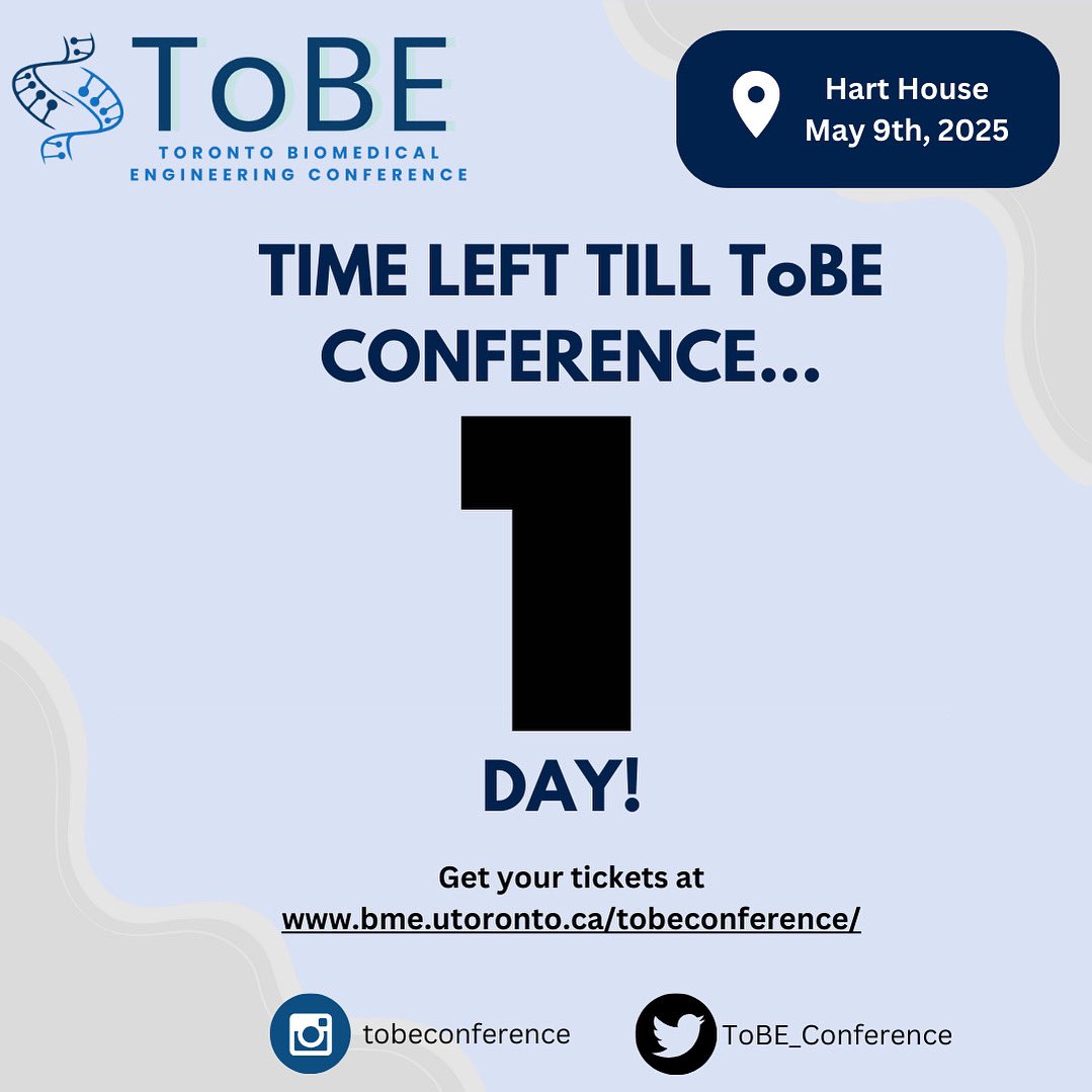 1 day left until the conference!