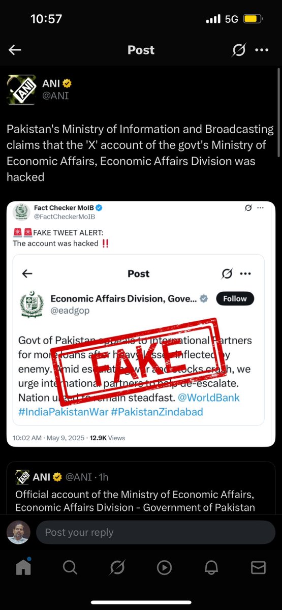 #indpakwar 
#fakenews