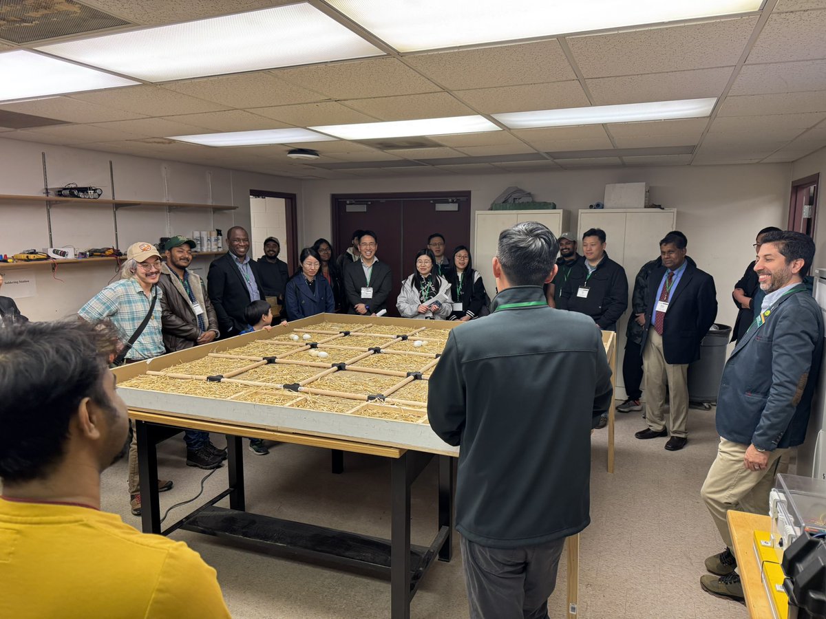 We had an awesome demonstration of our Bison Agbot robot for the upcoming ASABE Robotics challenge. I am so proud of our graduate students!