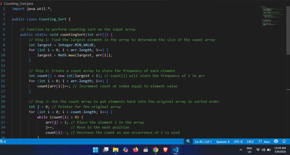 chotacoderr's tweet photo. Today i completed my counting arrays.....
day 3.... on DSA😁😁😁 https://t.co/o2miJoVYLM