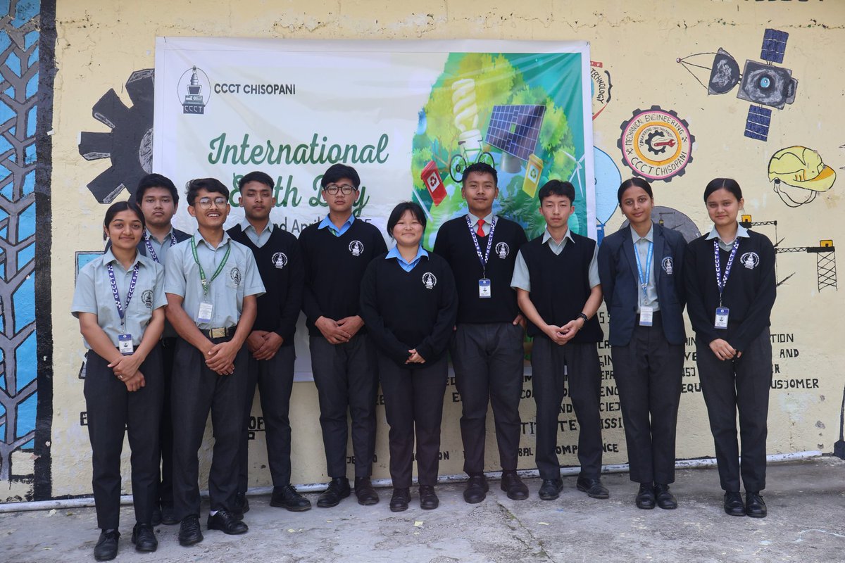 edicomccct's tweet photo. World Earth Day 2025
The Civil Engineering Dept., CCCT, began a 3-day Earth Day event on April 22 with speeches, poem recitations, and a message to act for the planet. Theme: “Our power, our planet.”
– Prativa Chettri https://t.co/TXJLmuGvRD