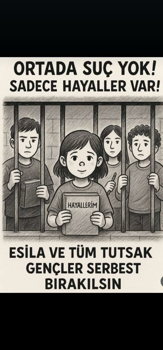 Suç işlemediler 
Onlar suç işlemedi 
#GencleriSerbestBırakın