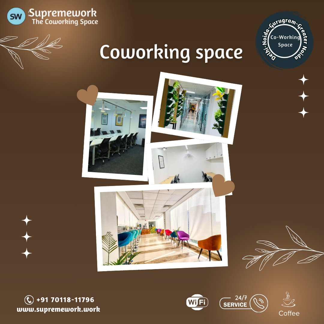 supremecowork's tweet image. Your hustle deserves the perfect space. 💼✨ Welcome to SupremeWork — where ideas thrive, connections spark, and success is just a coffee away. ☕🚀
Visit us:- supremework.work
#SupremeWork #CoworkingSpace #WorkDifferent #bestcoworkingspace #coworkingspace #officespace