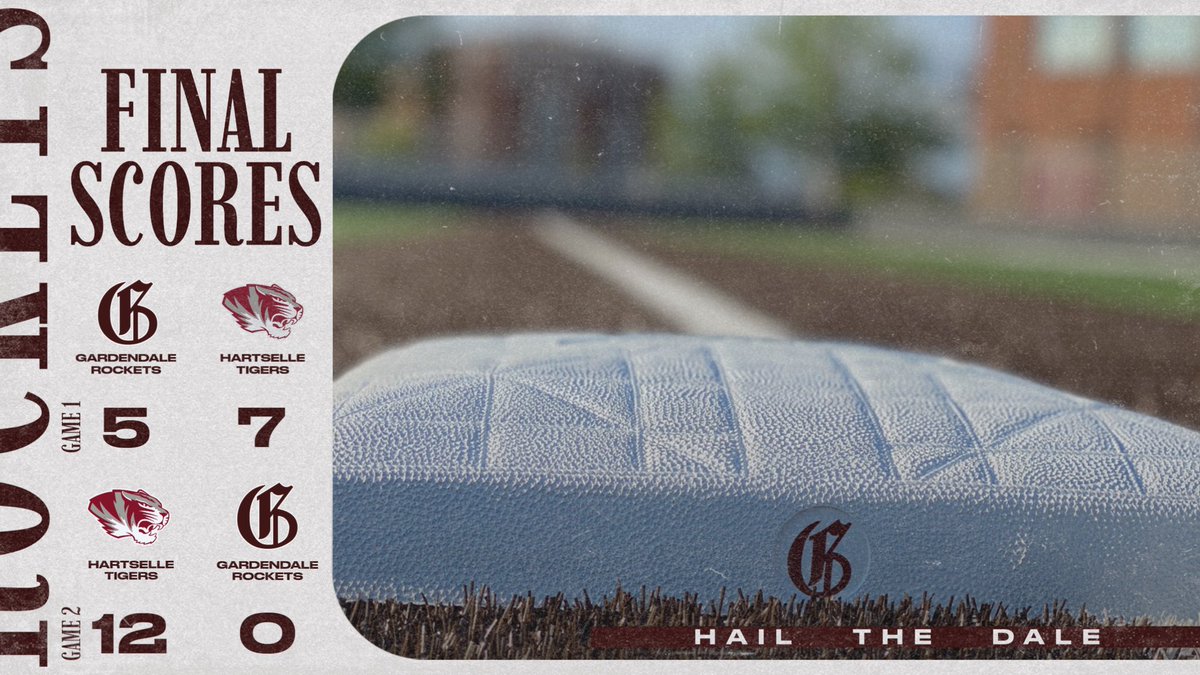 Our season comes to an end tonight. The Rockets finish with a 26-11 record and reached the semifinals for the 4th time in school history, and the first time since 2000. Thank you to our players, especially our seniors, for your outstanding work ethic and effort for GHS baseball.