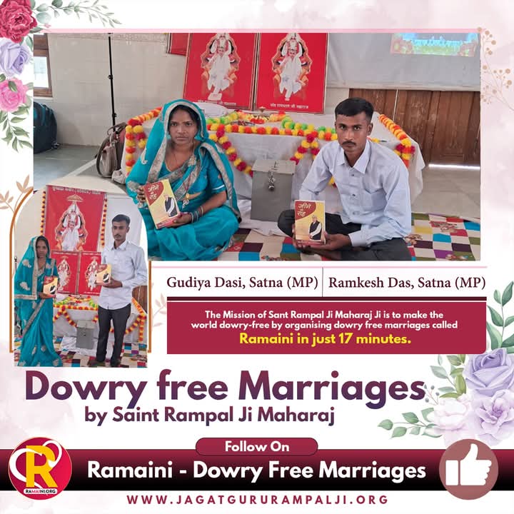 DowryFreeRamain's tweet photo. #SaintRampalJi #DowryfreeIndia https://t.co/asrqAat3NM