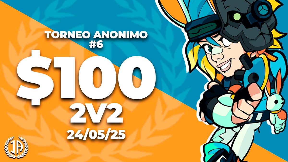 🎮 ¡Comunidad de Brawlhalla! 
🏆Torneo 2v2 en la región US-E 🗺️ 
🔥 Premio: $100 USD 
🎁 Giveaways en el stream
📆 ¡Inscríbete ya! 👉challengermode.com/s/ImperioAnoni…
#Brawlhalla #TorneoBrawlhalla #brawlhallagiveaway #brawlhallatournament