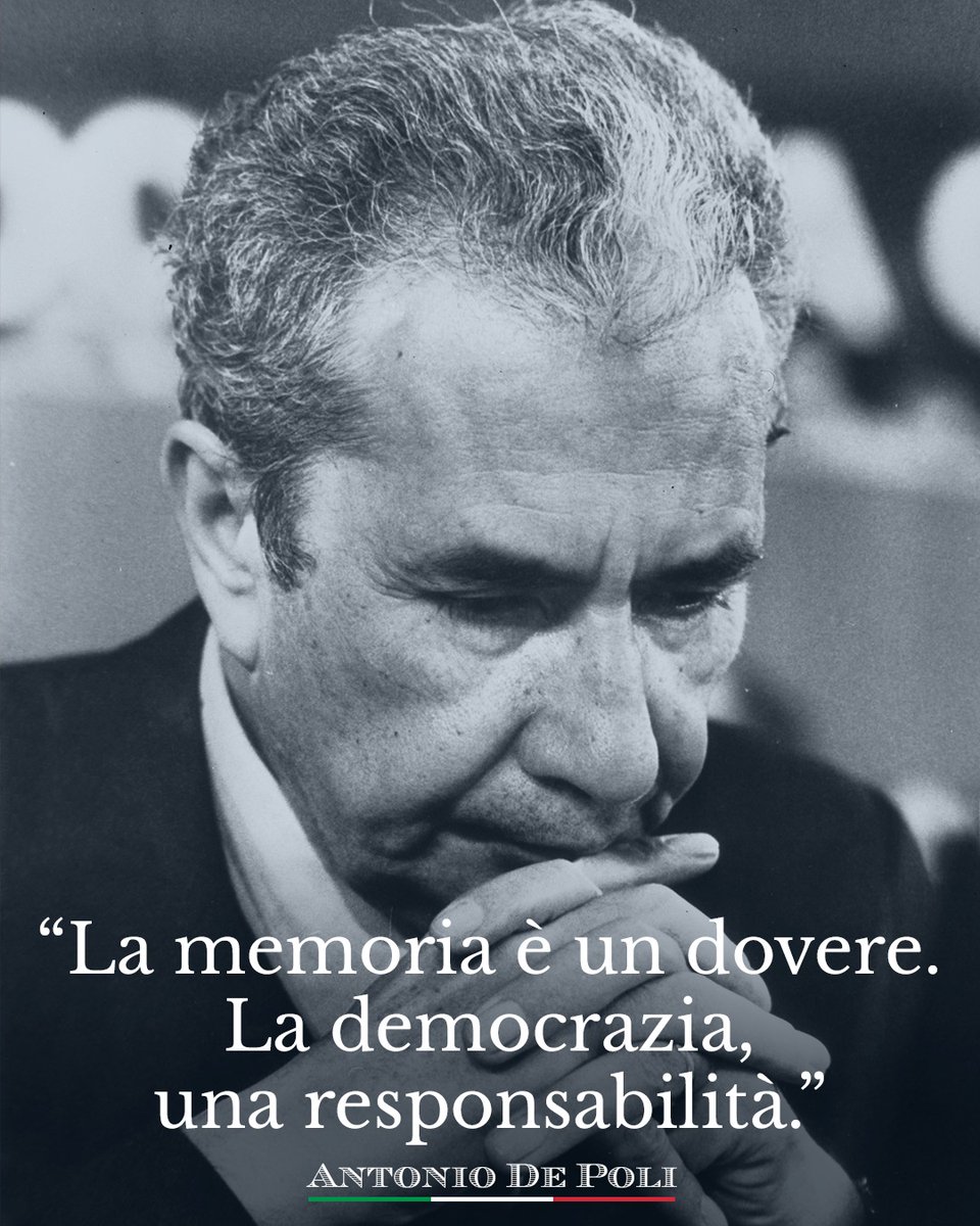 🕯️ 9 Maggio – In memoria di Aldo Moro
A 47 anni dalla sua tragica scomparsa, ricordiamo Aldo Moro, statista, uomo di dialogo e servitore dello Stato.

Un leader politico, simbolo di passione civile e impegno autentico, un vero statista che ha segnato il corso della nostra storia.