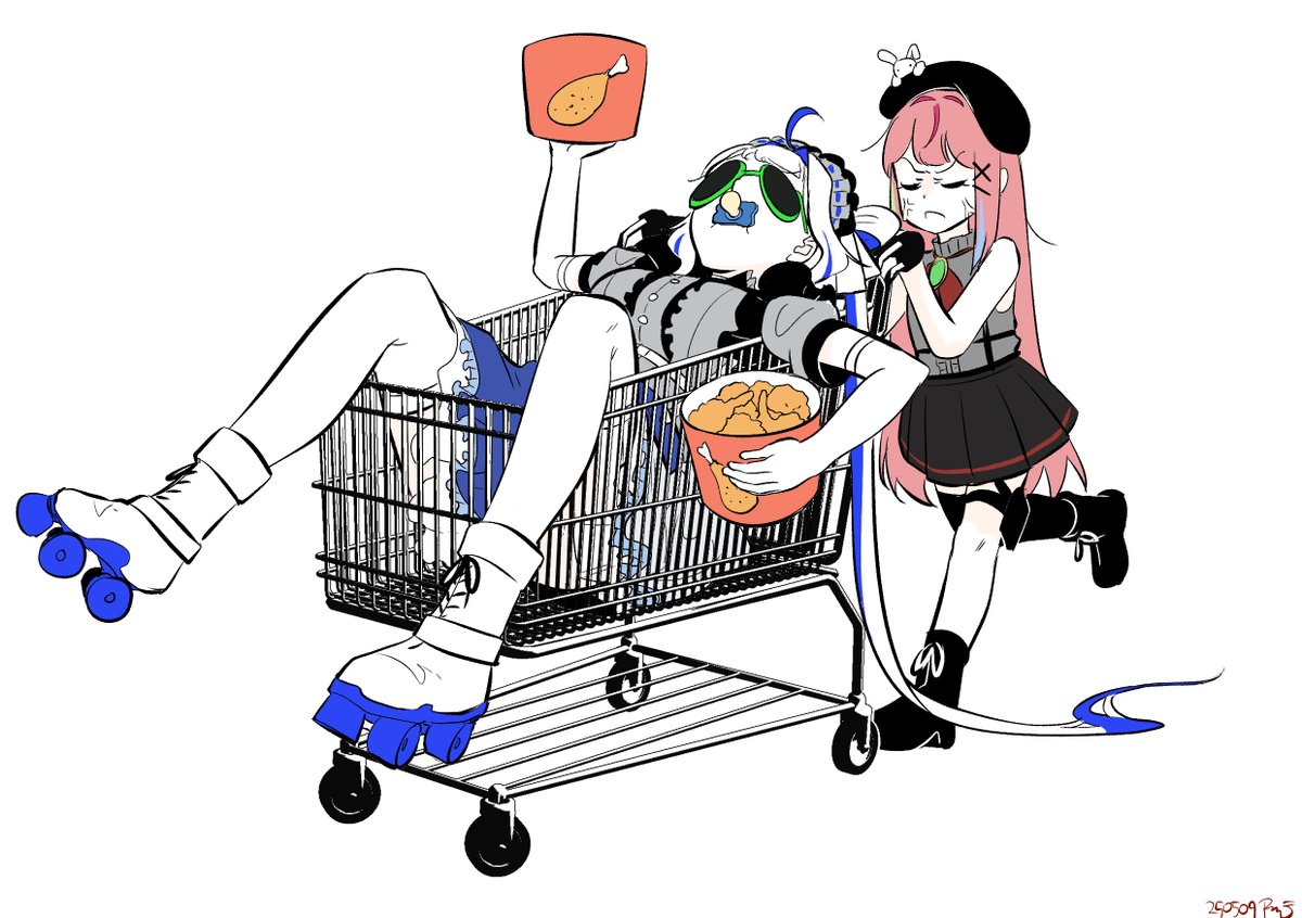 #Nanart_ #kumorinart 
클리셰에서 가장 큰데 아가인 사람과
클리셰에서 가장 작은데 마마인 사람