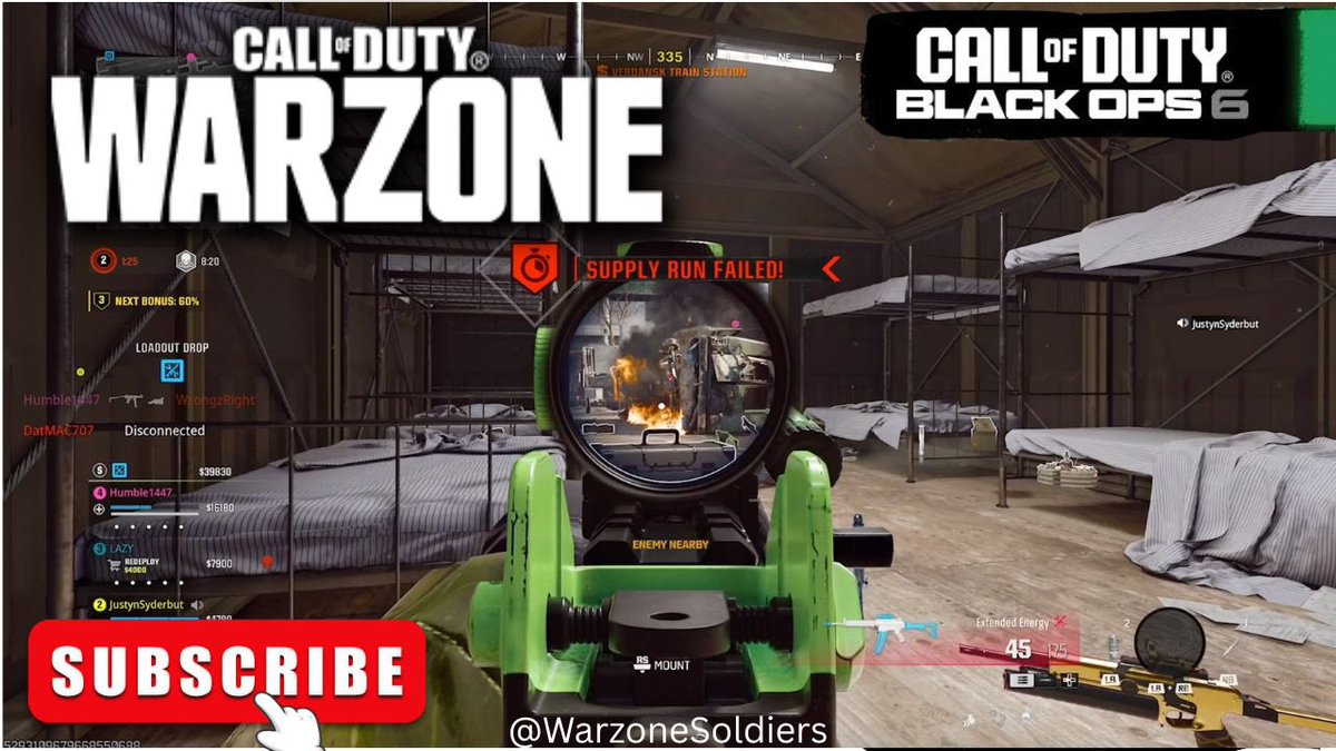 🔥 New Video! 🔥

Playing Call Of Duty Warzone On Verdansk!
👇👇

youtu.be/EYAErQuaTsQ 

Retweet and become an official WarzoneSoldier! 👍

#Warzone #BlackOps6 #WarzoneSoldiers 

m.youtube.com/@WarzoneSoldie…
