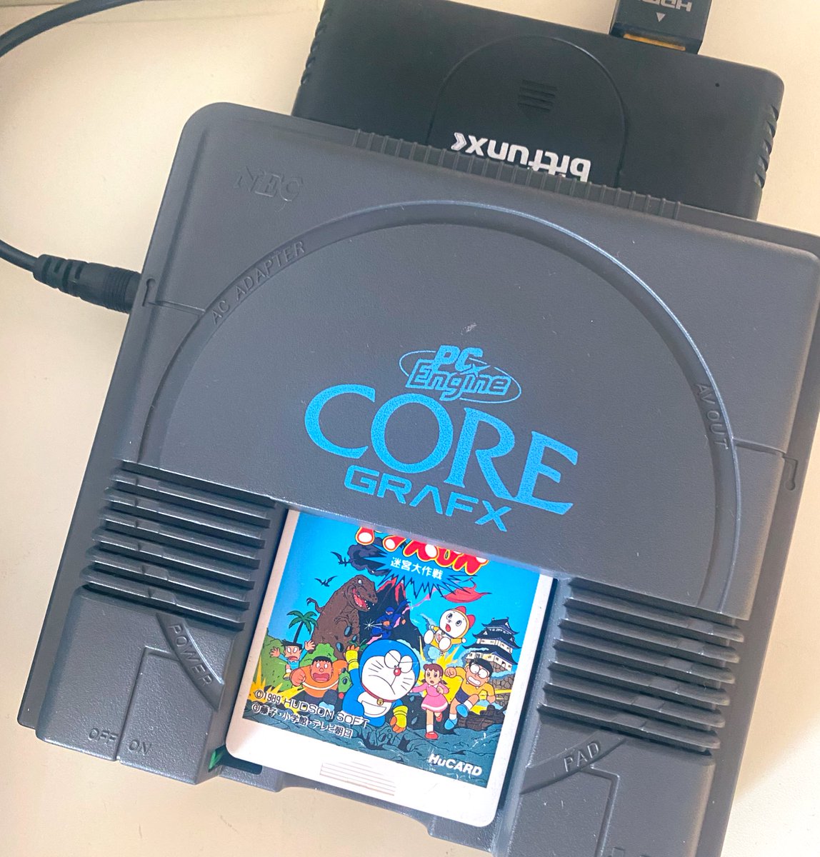 RetroAnsan's tweet image. PCエンジンの新ガジェット。
#BitFunx #coregrafx #turbografx

基板にPC-ENGINE V1.3 20240730と、物理設計はサークルさんの商品と同じかな。