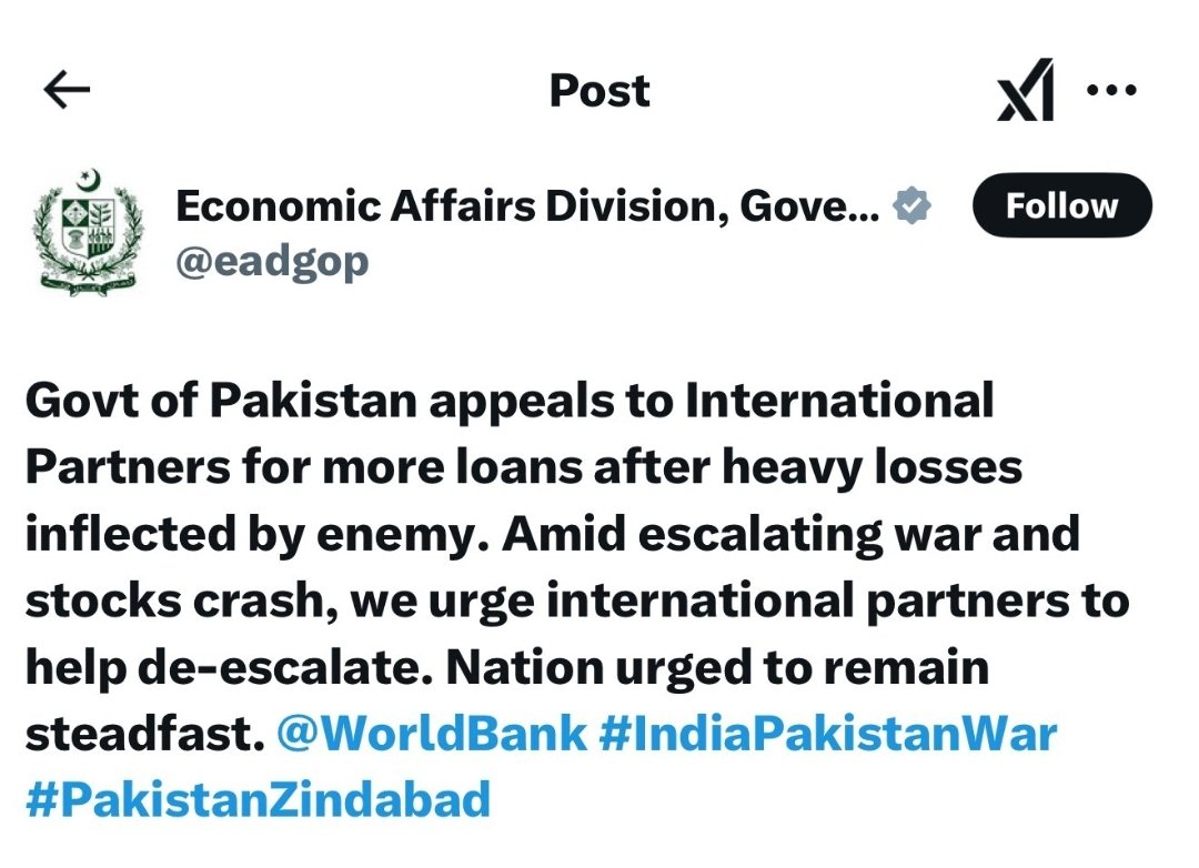 VladAdiReturns's tweet photo. Chandigarh Air Force Station has warned of a posdsble attack by Pakistan
Residents are being advised to stay indoors &amp; away from balconies

So-called Bharatiyas talking about De-escalation of the #IndiaPakistanConflict are actually propagating Pakistani narrative
India-Pakistan https://t.co/nWG1zQpHg7