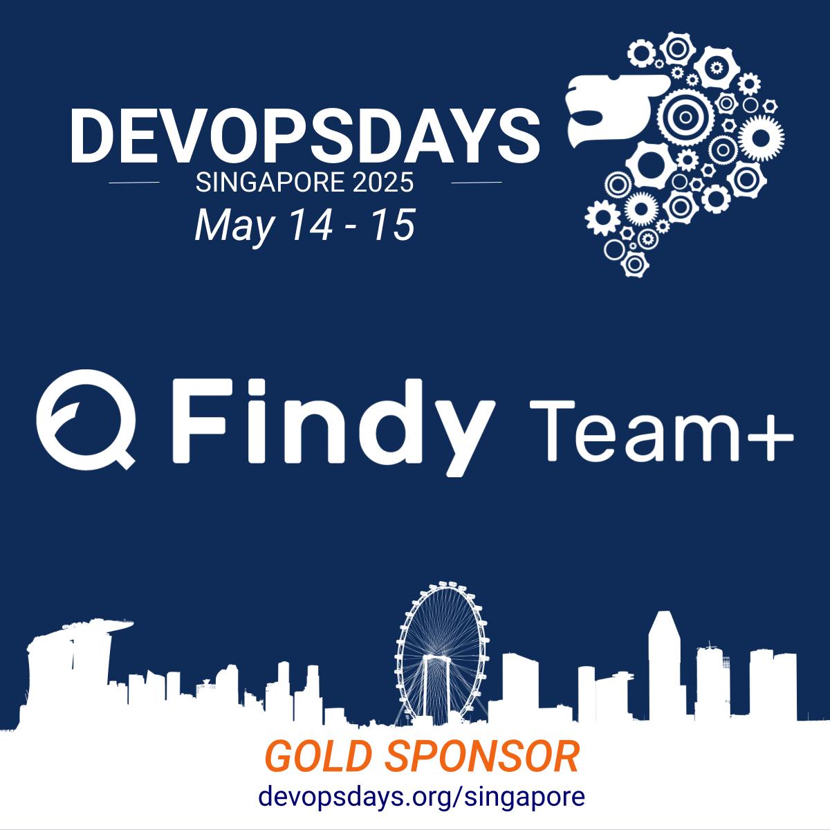 devopsdaysSG's tweet photo. We’re thrilled to announce Findy as a Gold Sponsor, celebrating our 10th year "DevOps Meets AI"!  Join us on May 14-15, 2025 at Stephen Riady Auditorium
Findy empowers DevOps teams with actionable insights across the SDLC, identifying bottlenecks and accelerating feature delivery https://t.co/PVFJIqXcMe