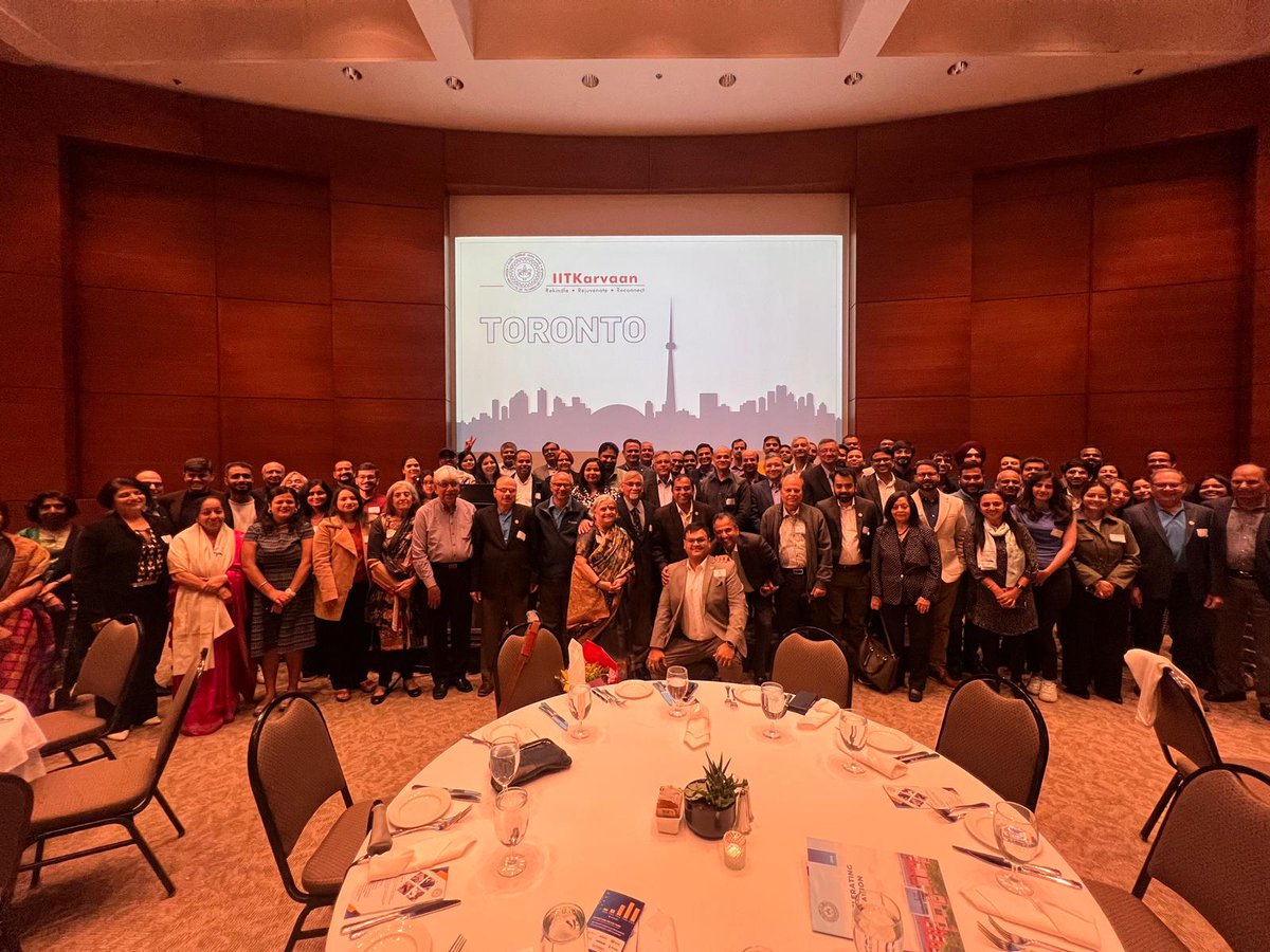 The IITKarvaan evening in Toronto was a heartwarming celebration of memories, milestones, and meaningful conversations. From shared laughter to thought-provoking discussions about the future of IIT Kanpur, the event reflected the strength and unity of our global alumni network.