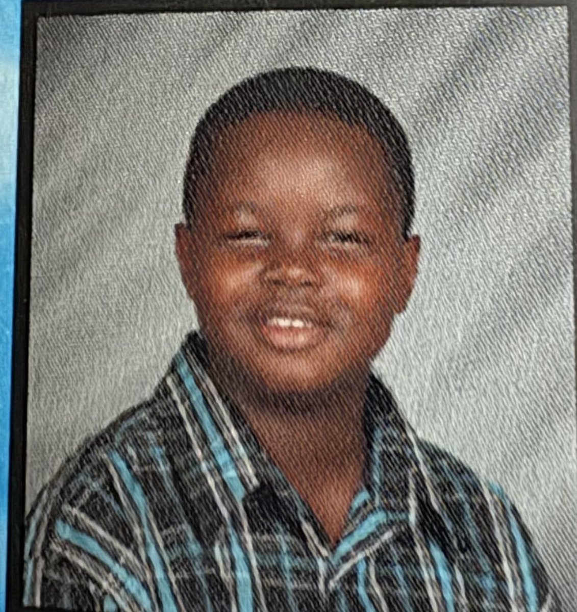 My mom found this yearbook photo of Desmond Watson (Buccaneers DT) in elementary school. Small world lol