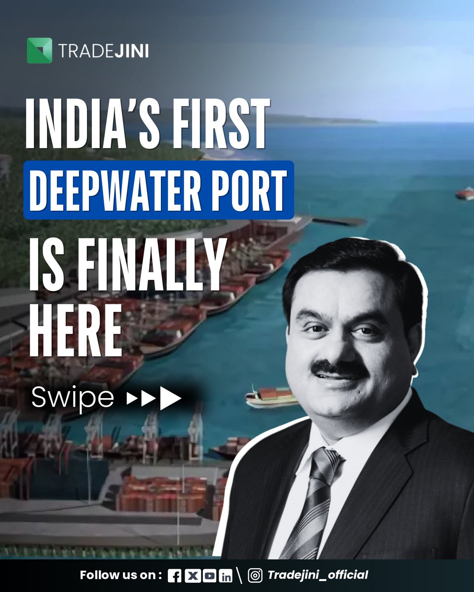 tradejini's tweet photo. No more relying on foreign ports
#AtmanirbharBharat #MakeInIndia #DefenceIndigenisation #Tradejini https://t.co/wCpXgryKv1