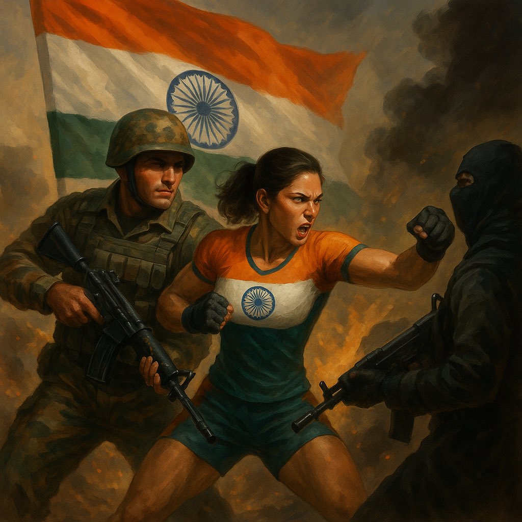 pujatomar19's tweet photo. Jai hind 🇮🇳🔥

#jaihind #salute #indianforces https://t.co/G8EgrhK36l