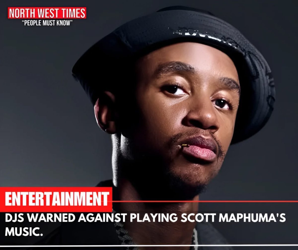 Am_Blujay's tweet image. DJs WARNED AGAINST PLAYING SCOTT MAPHUMA&apos;S MUSIC. 

In a bold move that’s causing a stir in South Africa&apos;s music scene,groove organizers and supporters have made it clear that any DJs supporting or spinning tracks by Scott will be promptly removed from the stage. The decision…