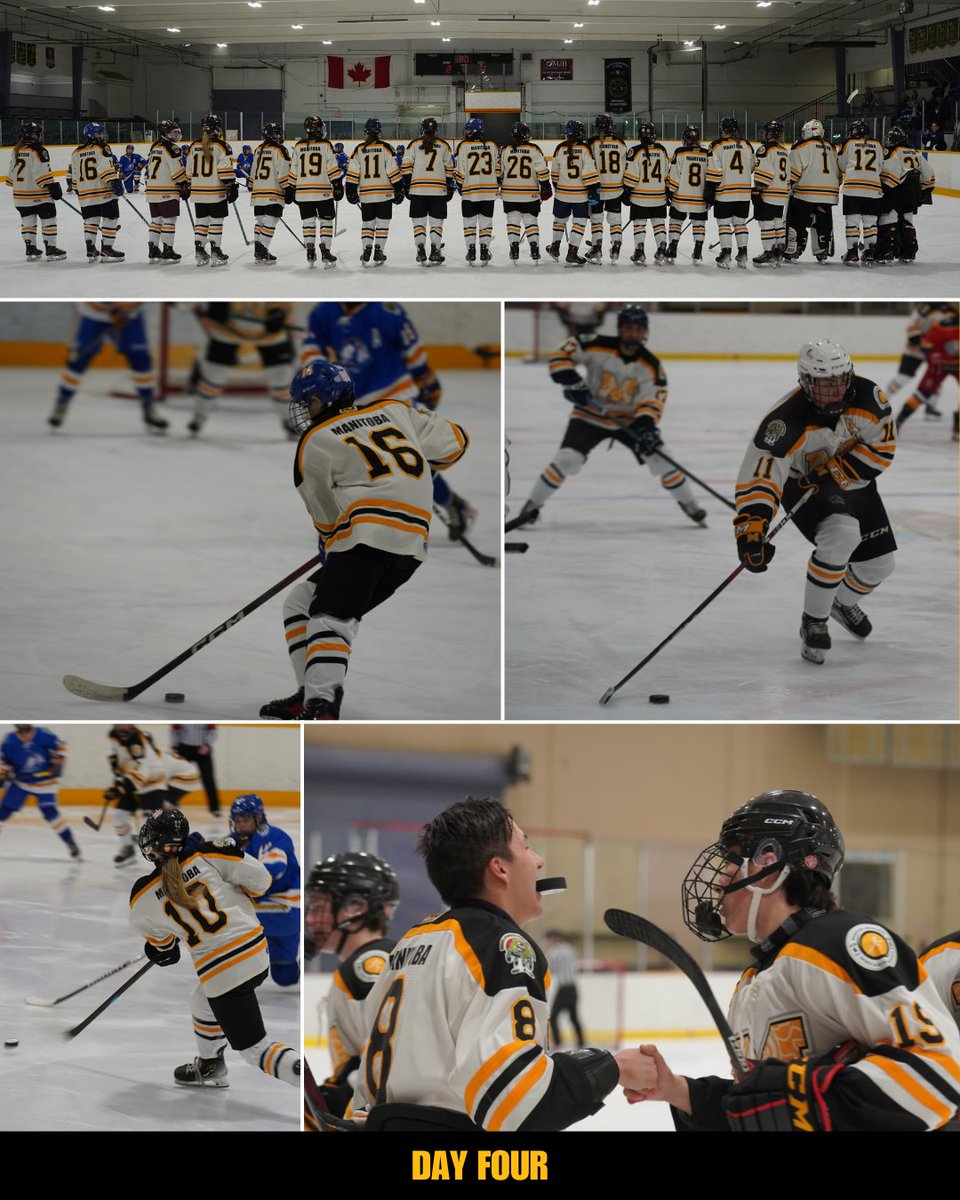 〽️🏒 Day four saw the preliminary round come to a close at #NAHC2025! 🏒〽️

Today is semi-finals day!
🏒 MB v SK (Male) - 4:00 PM (PDT)
🏒 MB v SK (Female) - 4:15 PM (PDT)

Photo gallery here: photos.app.goo.gl/CqqmyLeQqJTyWJ…

#tobastrong