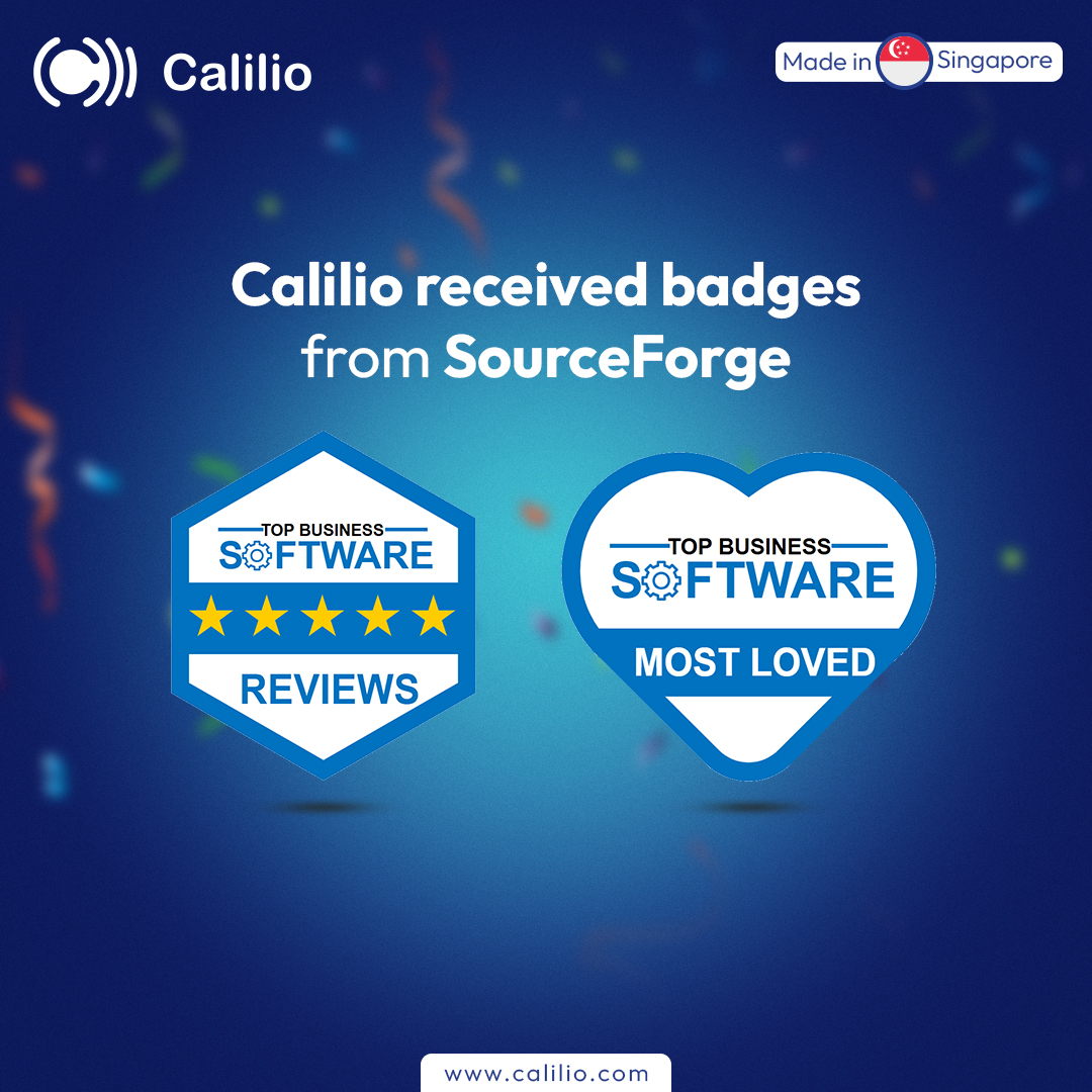 caliliovoip's tweet image. We’re grateful to be recognized by @SourceForge with the &quot;𝐓𝐨𝐩 𝐁𝐮𝐬𝐢𝐧𝐞𝐬𝐬 𝐒𝐨𝐟𝐭𝐰𝐚𝐫𝐞&quot; and &quot;𝐌𝐨𝐬𝐭 𝐋𝐨𝐯𝐞𝐝&quot; badges.
#calilio #sourceforge #businesssoftware #thankyou