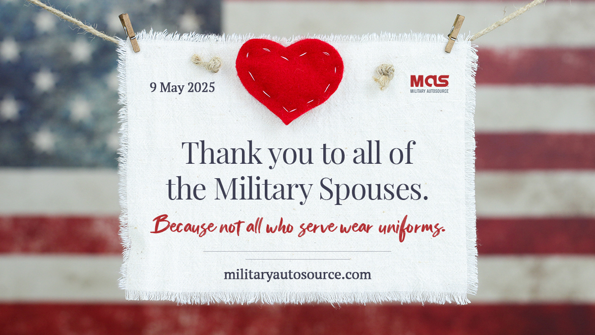 To the spouses of U.S. service members stationed overseas, whether you're together or separated by an ocean — your strength doesn’t go unnoticed.❤️

We believe in you. And today, we thank you. ❤️

#militaryspouseappreciationday #militarylife #militaryautosource