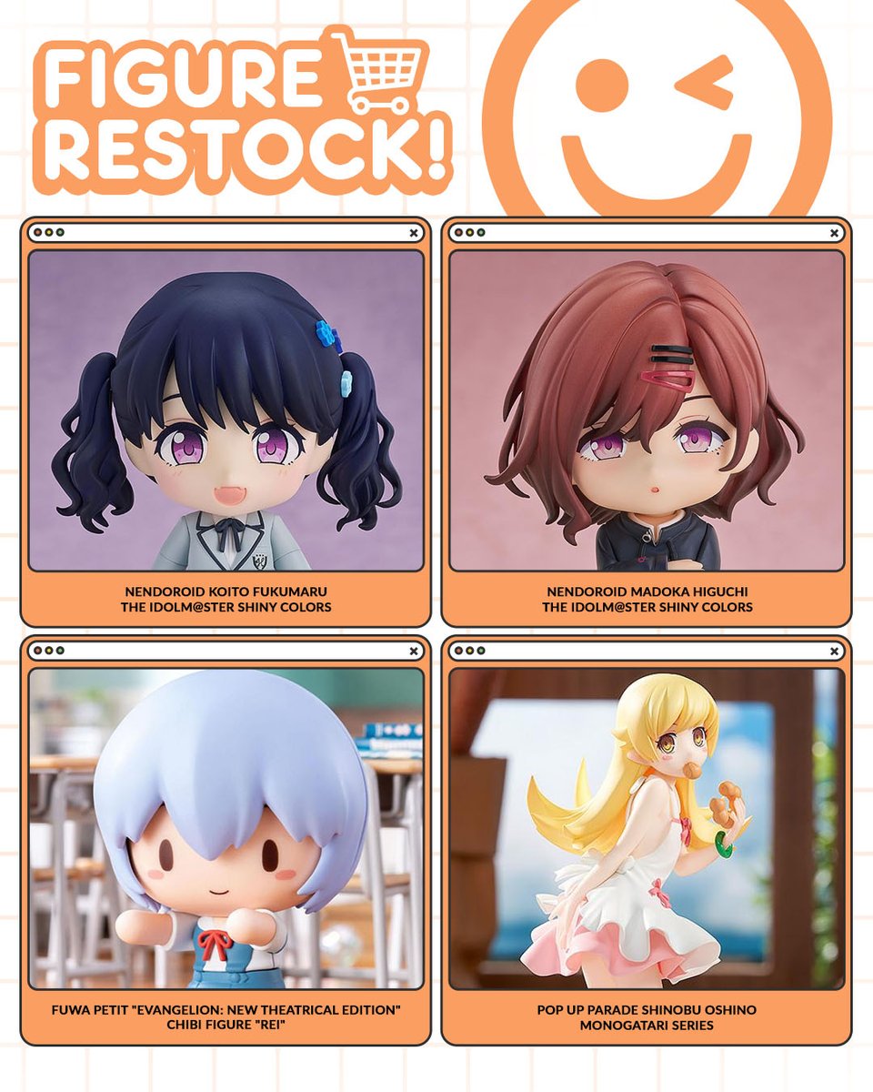 More of your favorites are back in stock! Browse our latest figure restock and shop popular characters from the "Monogatari Series" and more. Available now at GOODSMILE ONLINE SHOP US!

Shop: s.goodsmile.link/jYw 

#Goodsmile