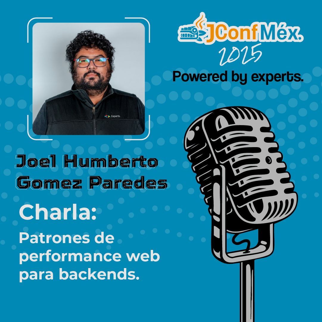 🎙️ Joel Humberto Gómez Paredes estará en #JConfMéx2025
Frontend en Platzi, fullstack JS, GDE en web y mapas… y fan de los corgis, los tacos y los Pokémon.
¡Qué nivel!
📅 7 de junio
🎟️ Adquiere tus boletos aquí: eventos.jconf.mx/event/2/jconf-…
#JSDeveloper #GoogleDeveloperGroup