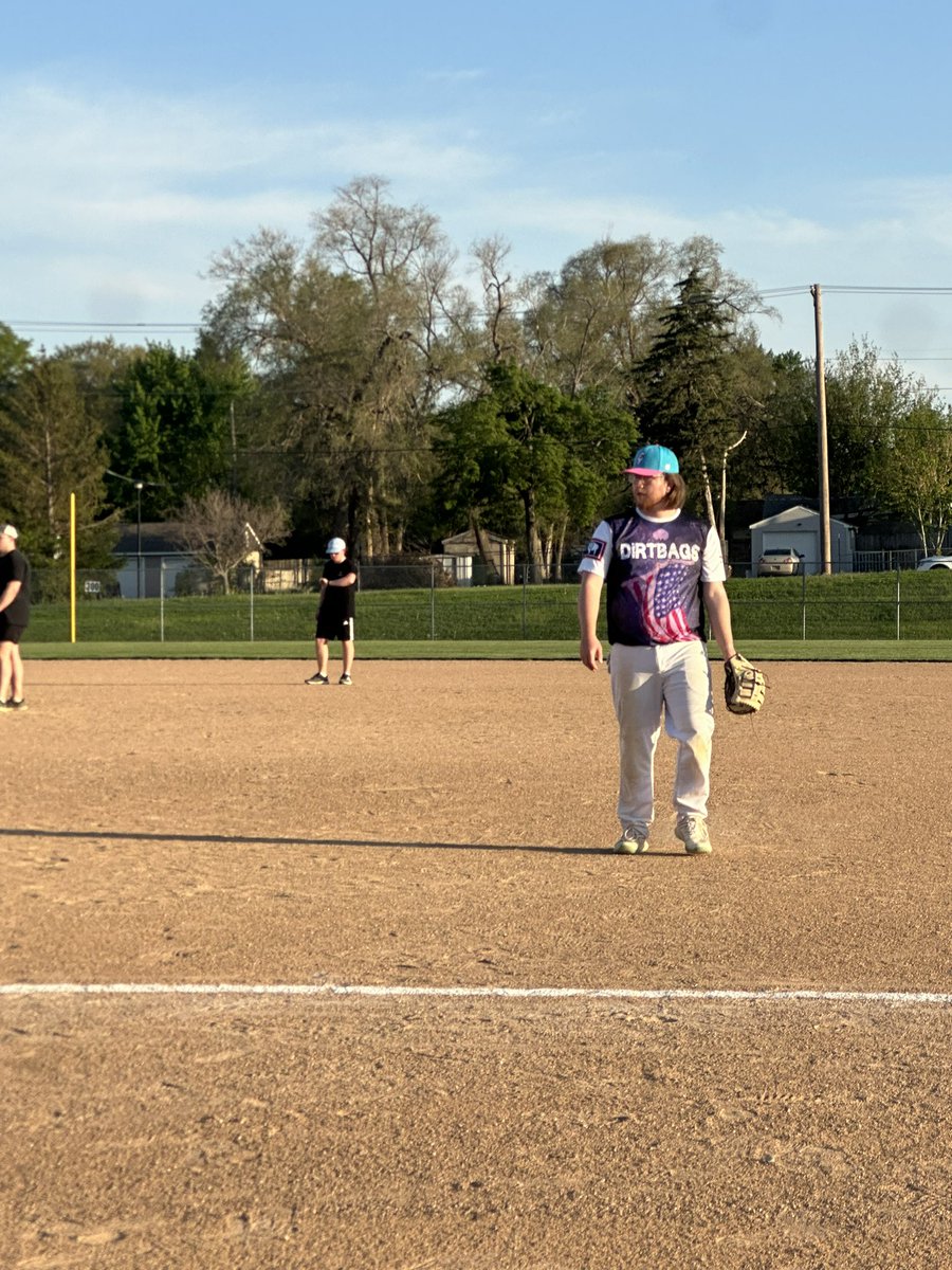 Full uni to the co-Ed softball game?? You bet #SelfDox