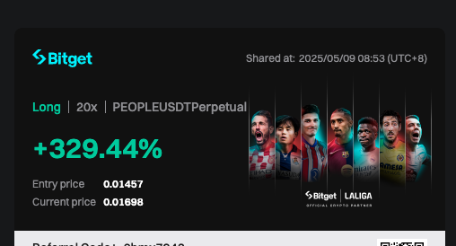 tradingwin_ai's tweet photo. 🚀 +329.44% on $PEOPLE long! 

Our system signaled long at 0.01459. We spotted a +$2.30M influx in Futures Funds Flow (1D) and a +9.61% surge in Open Interest before this massive pump from an entry of 0.01457 to 0.01698. 

https://t.co/hjYtLzsocw tracks the smart money, not just chart patterns. 

#PEOPLE #CryptoTrading #FundsFlow #TradingSignals