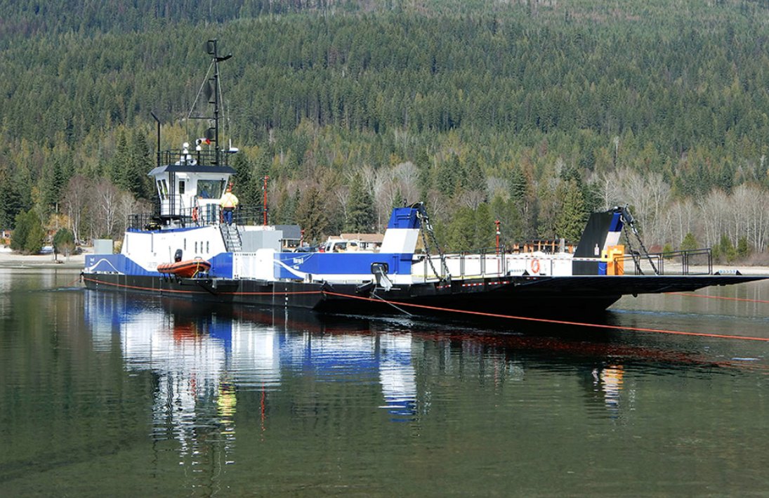 DriveBC's tweet photo. ⛴️#HarropFerry - the vessel will be out of service from 10:00pm (9 May) until 2:00am (10 May) due to maintenance.
#Harrop #BCHwy3A
ℹ️https://t.co/Zoga2LhwH7 https://t.co/5UIO83mzqQ