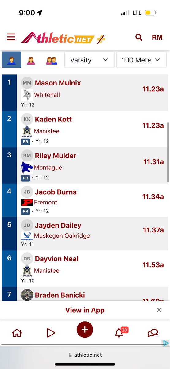 Riley Mulder 6’5 Te/De 2025 (@rileymulderz) on Twitter photo Ran a new pr of 11.31 in the 100 today! One of the fastest TE I’m the class of 25!! 💯<a href="/svsu_football/">SVSU Football</a> <a href="/rbrady1313/">Ryan Brady</a> <a href="/Coach_MasonWOT/">Antoine Mason</a> <a href="/BrentBassham/">Brent Bassham</a> Ran a new pr of 11.31 in the 100 today! One of the fastest TE I’m the class of 25!! 💯<a href="/svsu_football/">SVSU Football</a> <a href="/rbrady1313/">Ryan Brady</a> <a href="/Coach_MasonWOT/">Antoine Mason</a> <a href="/BrentBassham/">Brent Bassham</a>