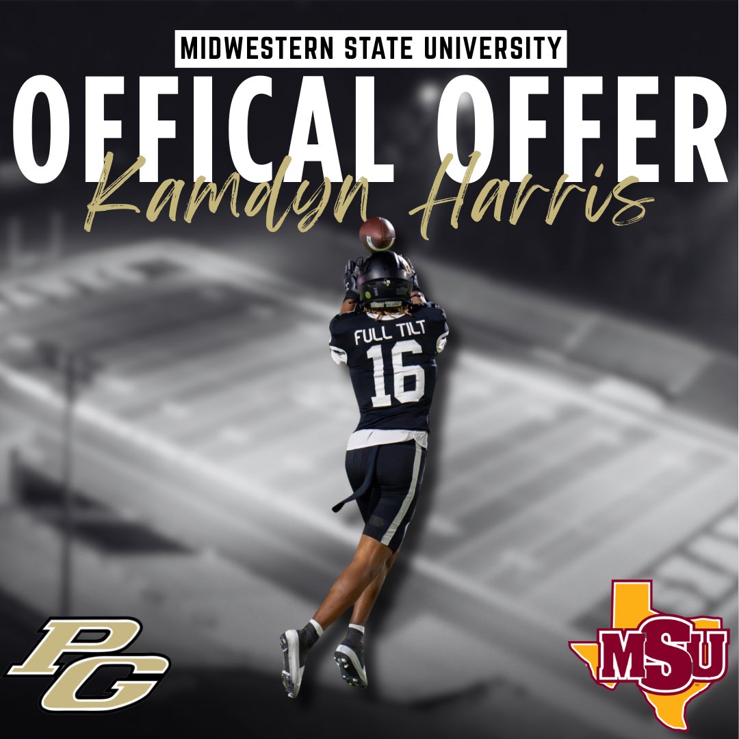 Kamdyn harris (@kamdynd1harris) on Twitter photo #AGTG After great conversation with <a href="/CoachKirkBryant/">Kirk Bryant</a> I am blessed to receive my 5th offer from midwestern state university <a href="/JoshGibsonPG/">Josh Gibson</a> <a href="/TXK_Gameday/">Texarkana Gameday</a> #RecruitPG #AGTG After great conversation with <a href="/CoachKirkBryant/">Kirk Bryant</a> I am blessed to receive my 5th offer from midwestern state university <a href="/JoshGibsonPG/">Josh Gibson</a> <a href="/TXK_Gameday/">Texarkana Gameday</a> #RecruitPG