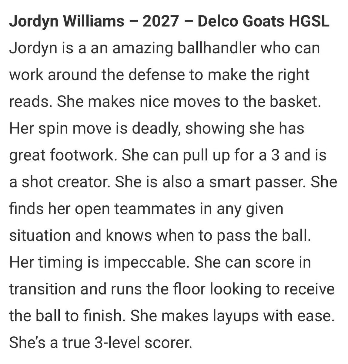 York Suburban Girls Basketball (@yorksuburbangb) on Twitter photo Thanks to <a href="/JrAllStarBB/">Jr. All-Star Girls Basketball</a> for the write up on Sophomore <a href="/JordynWillCO27/">Jordyn Williams</a> from the Mid-Atlantic Showcase! Spot on!! 🔥🔥 Thanks to <a href="/JrAllStarBB/">Jr. All-Star Girls Basketball</a> for the write up on Sophomore <a href="/JordynWillCO27/">Jordyn Williams</a> from the Mid-Atlantic Showcase! Spot on!! 🔥🔥