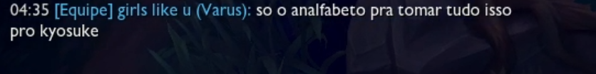 Dhominiklol's tweet photo. Bom, sobre a acusação de "transfobia" que recebi do jogador yato, me desculpe se teve quaisquer teor de transfobia em minha fala my bad total. contexto

dês de quando tinha scrim contra o time dele que é a @RiseGamingBR, uma scrim finalizou da seguinte forma o jogador yato, terminando a scrim e mandando no chat all : "E.M GAP", meu CEO estava assistindo e entrou em contato com o coach que é o @asseryolol  ele comunicou que iria conversar com o jogador sobre o ocorrido, e hoje depois de 2 meses do ocorrido das scrims não fez alguma diferença continuou tendo o mesmo comportamento toxico.

0 jogador assim que iniciou a partida, ficou mandando mensagens para atacar o meu pessoal, repetindo diversas vezes o termo "analfabeto" para se referir a minha pessoa, me chamando de porco procurando me provocar cada vez mais, mas mantive ignorando e não dando ouvidos, apenas retruquei no final da partida, entendo que eu deveria ter mutado, ou continuado ignorando, mas é paia ver que um coach que eu tive orgulho de ter me ensinado coisas preciosas no passado quando eu tive 13 anos começando no league of legends, dizer que iria conversar com o jogador e basicamente dizer isso da boca pra fora por que aparentemente não adiantou de muito, depois de ter escutado muito durante o decorrer da partida inteira cometi esse erro em ter digitado de volta, então novamente, desculpa para qualquer pessoa que se sentiu ofendido com oque falei, então daqui para frente não irei mais responder e vou começar a dar mute para qualquer situação semelhante a essa evitando com que isso se repita embora eu nao desejasse ofender ninguem pois joguei a partida toda ignorando todo o hate que foi desferido a mim.