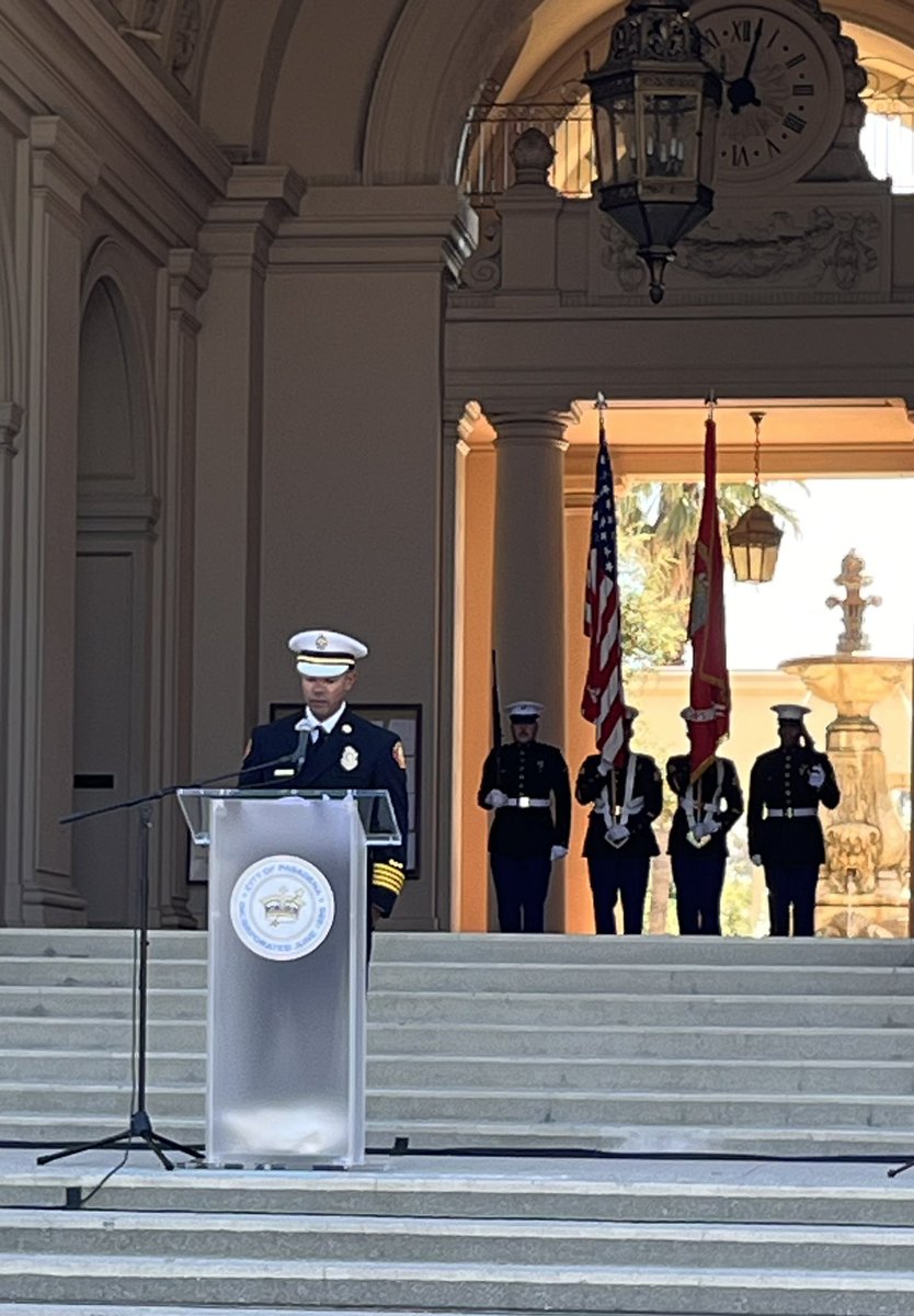 senatorsrp's tweet photo. I remain extremely grateful to the brave men and women who serve Pasadena and its residents, especially those who sacrificed so much. This morning, #TeamSRP joined @PasadenaFD and @PasadenaPD at the Police and Fire Memorial honoring those who served and sacrificed. https://t.co/RtaraKb1Dg