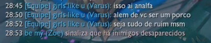 Dhominiklol's tweet photo. Bom, sobre a acusação de "transfobia" que recebi do jogador yato, me desculpe se teve quaisquer teor de transfobia em minha fala my bad total. contexto

dês de quando tinha scrim contra o time dele que é a @RiseGamingBR, uma scrim finalizou da seguinte forma o jogador yato, terminando a scrim e mandando no chat all : "E.M GAP", meu CEO estava assistindo e entrou em contato com o coach que é o @asseryolol  ele comunicou que iria conversar com o jogador sobre o ocorrido, e hoje depois de 2 meses do ocorrido das scrims não fez alguma diferença continuou tendo o mesmo comportamento toxico.

0 jogador assim que iniciou a partida, ficou mandando mensagens para atacar o meu pessoal, repetindo diversas vezes o termo "analfabeto" para se referir a minha pessoa, me chamando de porco procurando me provocar cada vez mais, mas mantive ignorando e não dando ouvidos, apenas retruquei no final da partida, entendo que eu deveria ter mutado, ou continuado ignorando, mas é paia ver que um coach que eu tive orgulho de ter me ensinado coisas preciosas no passado quando eu tive 13 anos começando no league of legends, dizer que iria conversar com o jogador e basicamente dizer isso da boca pra fora por que aparentemente não adiantou de muito, depois de ter escutado muito durante o decorrer da partida inteira cometi esse erro em ter digitado de volta, então novamente, desculpa para qualquer pessoa que se sentiu ofendido com oque falei, então daqui para frente não irei mais responder e vou começar a dar mute para qualquer situação semelhante a essa evitando com que isso se repita embora eu nao desejasse ofender ninguem pois joguei a partida toda ignorando todo o hate que foi desferido a mim.