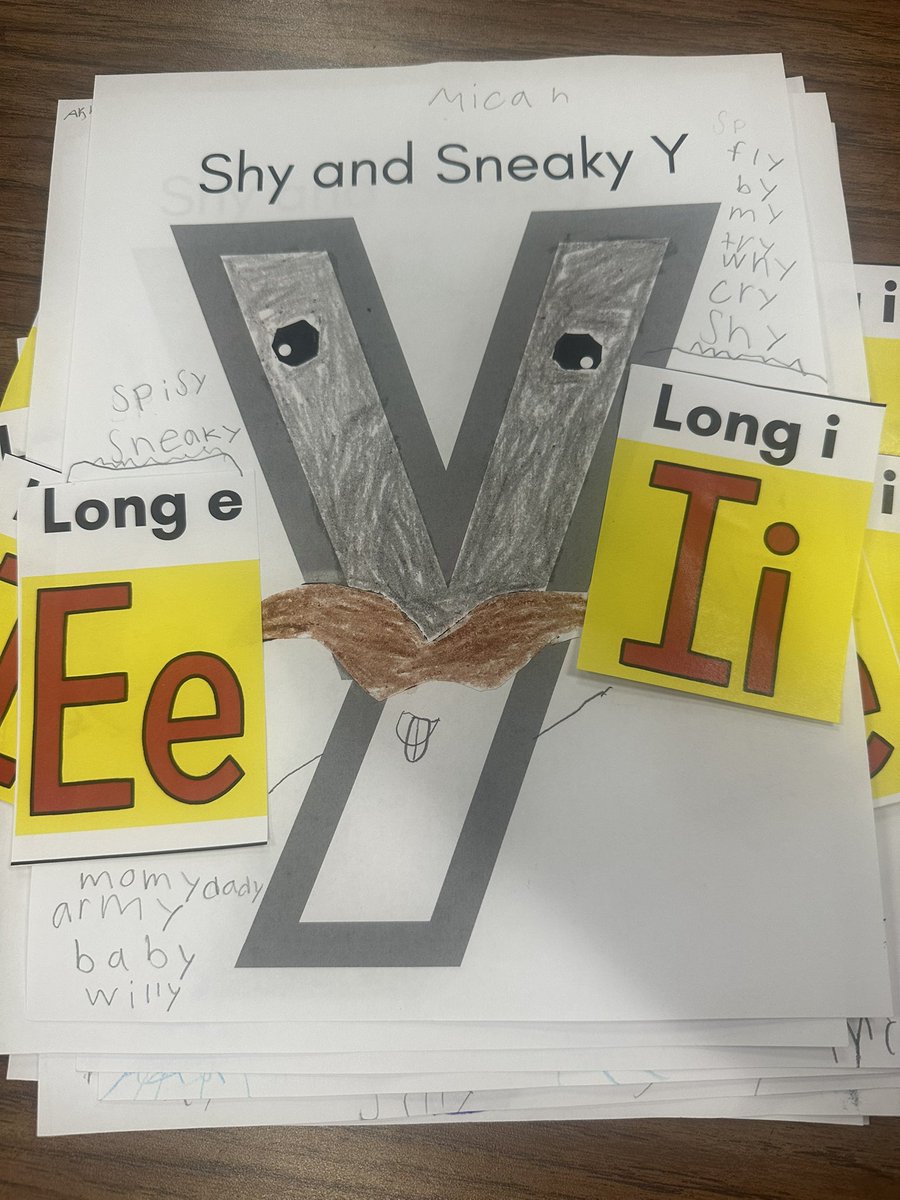 MsPoteat14's tweet image. We have been reviewing final Y as a vowel! @RTEFlightStatus @RichlandTwo