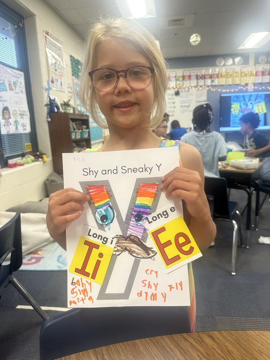 MsPoteat14's tweet image. We have been reviewing final Y as a vowel! @RTEFlightStatus @RichlandTwo