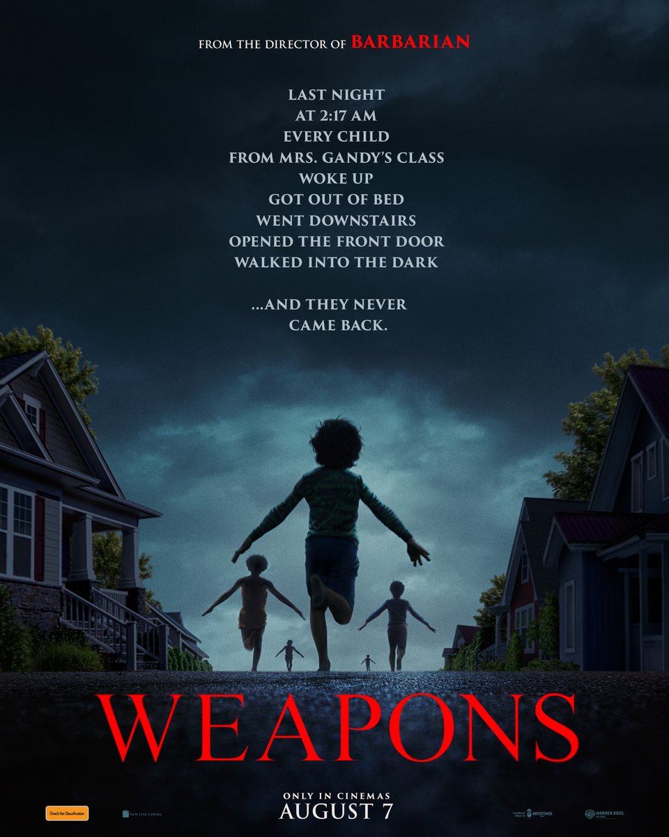 "what do you see that I don’t” #weaponsmovie only in cinemas august 7.